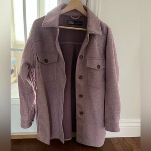 Purple Zara spring jacket